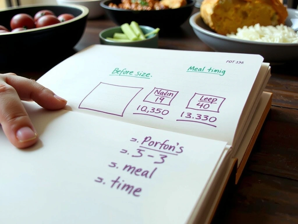 Ausschnitt Ernährungstagebuch